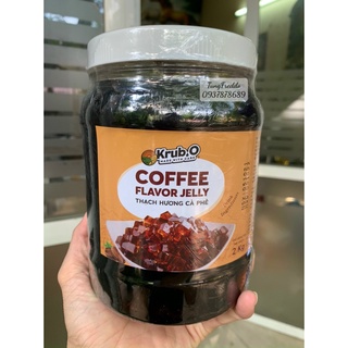 Thạch Hương Cà Phê Krubo - Dai Giòn - Làm Trà Sữa Kim Cương Đen