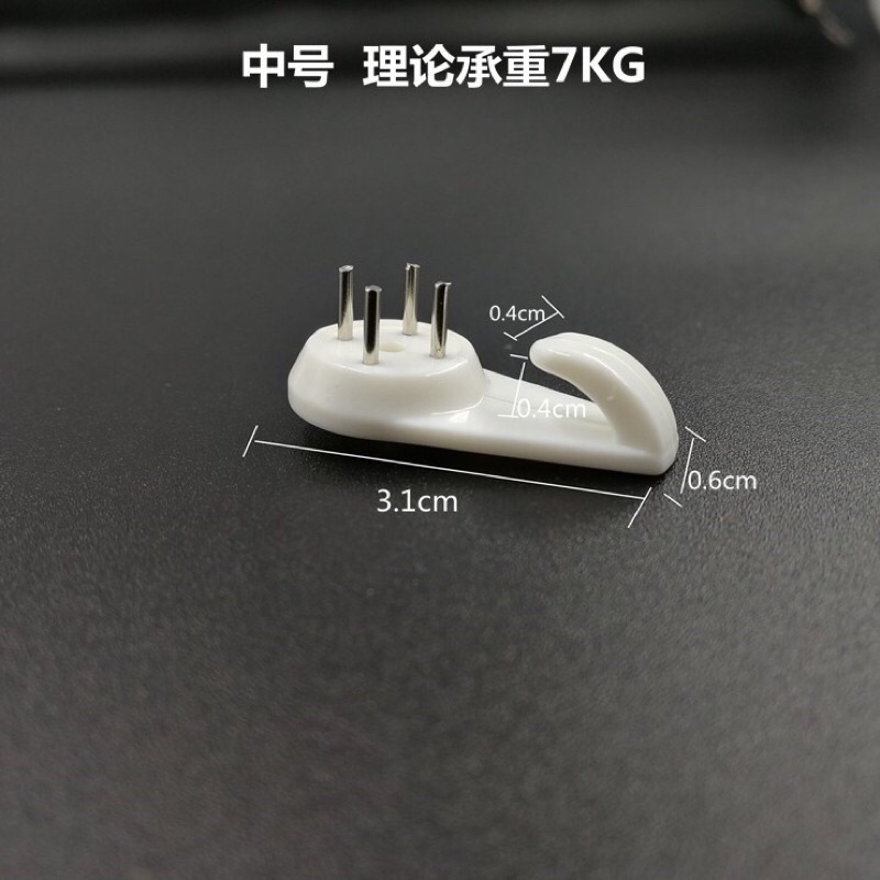 Đinh 4 Chân Loại Xịn, Móc Treo Tường Siêu Chắc Chịu Lực Lên Đến 50 KG, Sạch Sẽ Không Khoan Tường | BigBuy360 - bigbuy360.vn