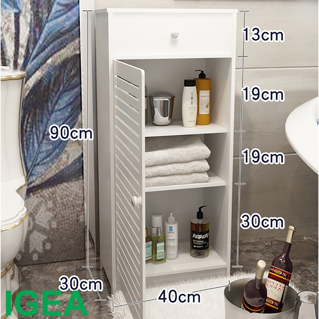 [ SIÊU SALE HỦY DIỆT] Chống nước- Tủ nhà tắm ngăn kéo loại thấp sang trọng- IG354 | BigBuy360 - bigbuy360.vn