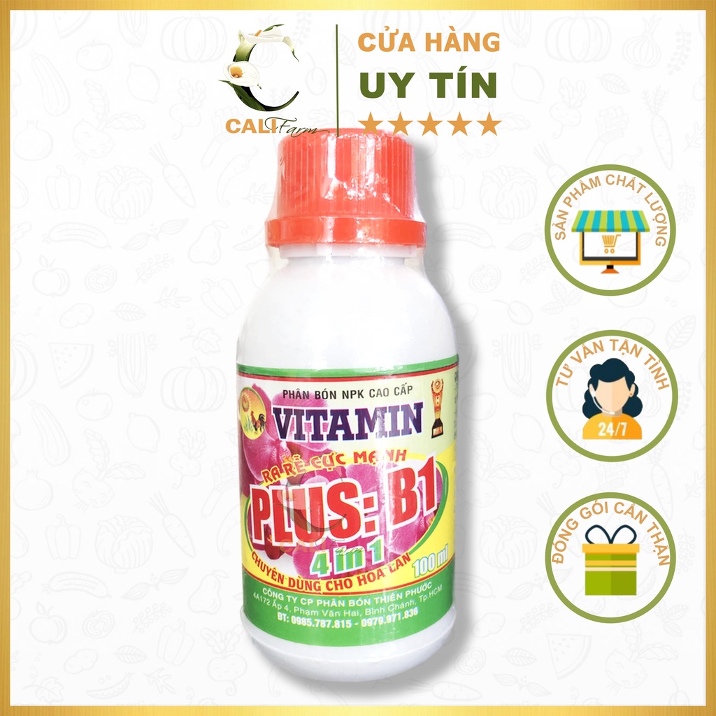 Phân bón lá Vitamin B1 Thái Lan Plus 4 in 1 100ml