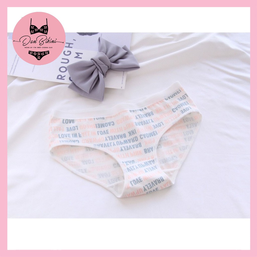 Quần Lót Nữ Cotton 100% kháng khuẩn thoáng mát ❤️ Quần Chip dễ thương hồng Flamingo mã B807