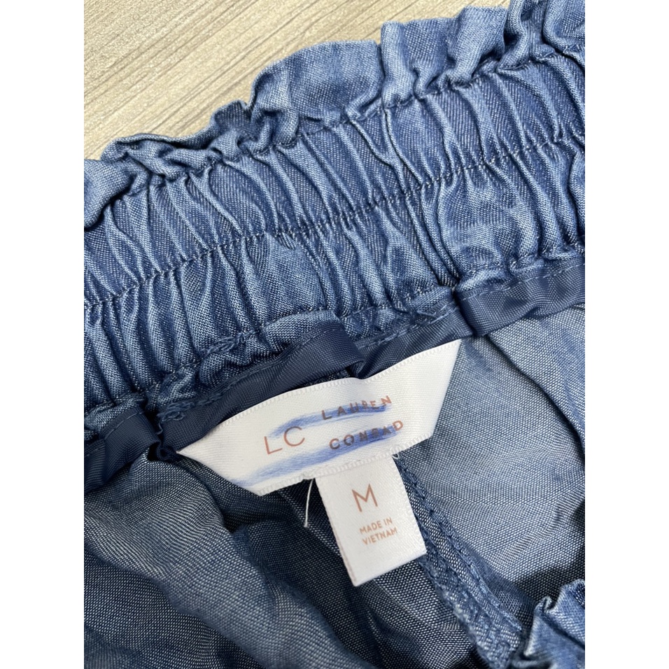 Quần ống rộng denim xuất khẩu có big size