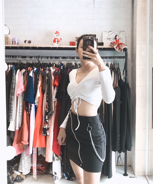 Uri Skirt chân váy khóa kéo | BigBuy360 - bigbuy360.vn