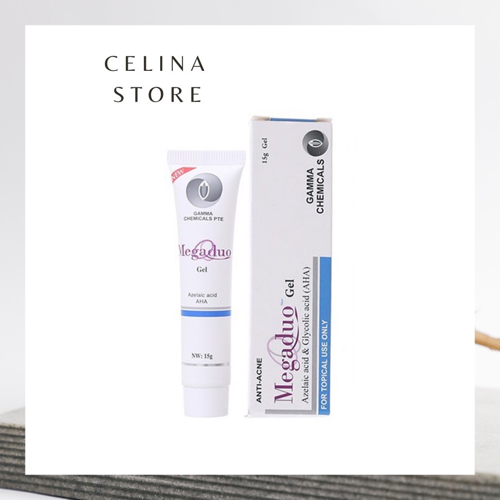 Gel Giảm Mụn Ẩn Và Thâm Gamma Megaduo Gel 15 gr