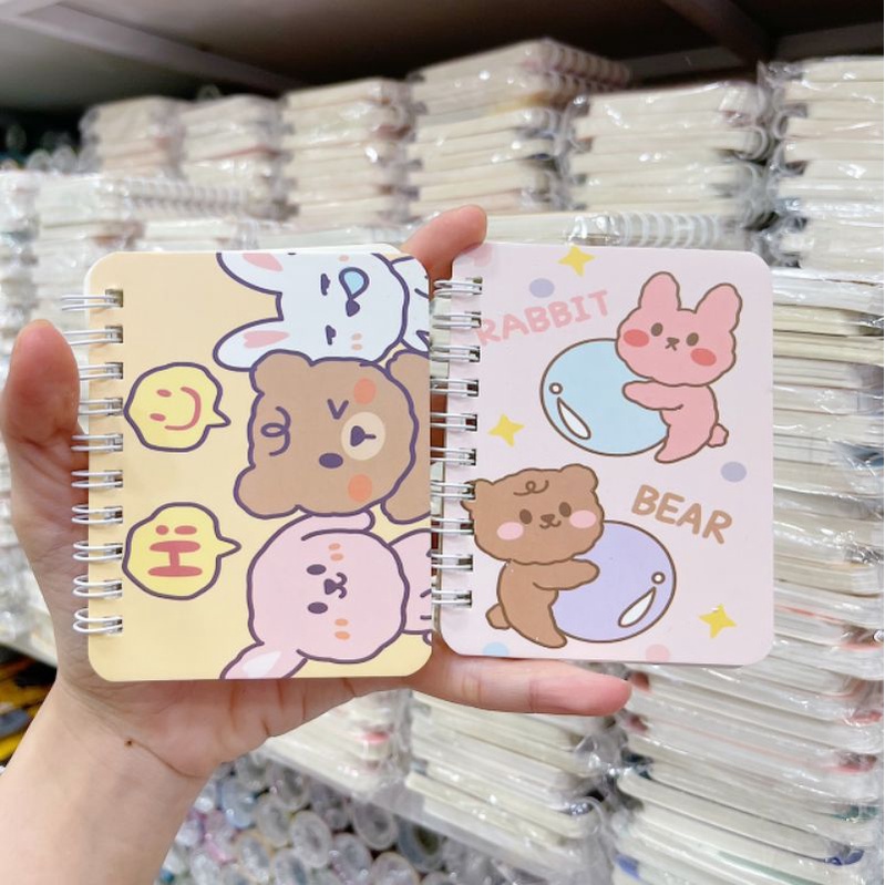 Sổ tay mini A7 nhiều hình