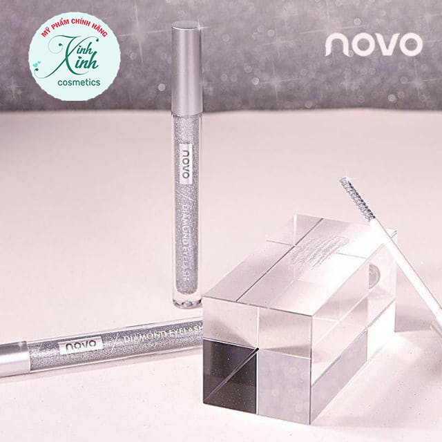 Chuốt mi Mascara nhũ kim tuyến lấp lánh NOVO