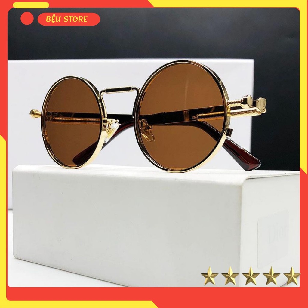 Kính Mắt Tròn 🔴FREESHIP🔴 Giảm 30K Khi Nhập Mã [DUCP30K0]- Mắt Kính Tròn Nâu Nam Nữ Cao Cấp | BigBuy360 - bigbuy360.vn