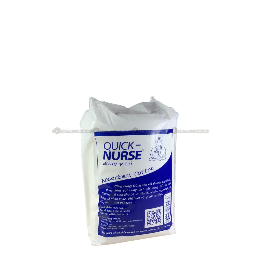 [WONTECH] Bông Gòn Y Tế Quick-Nurse 1000g.