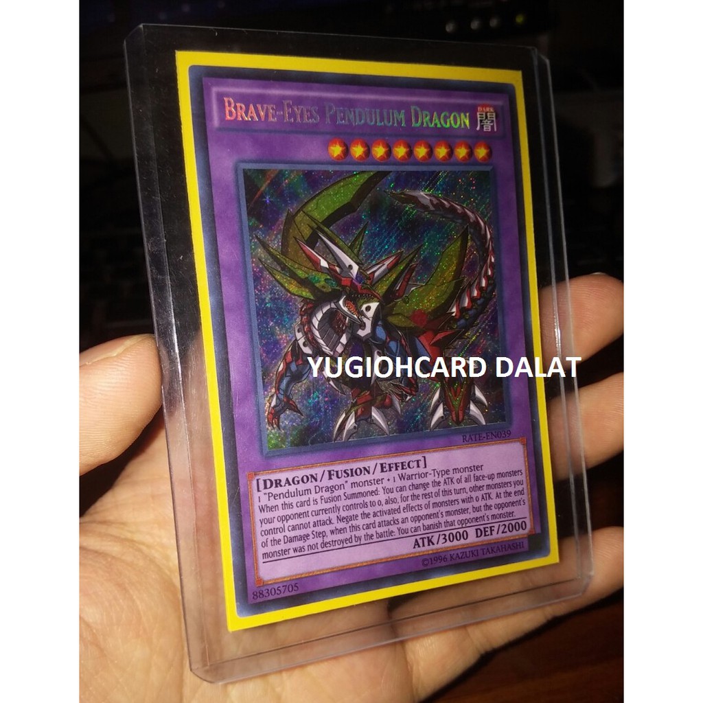 Thẻ bài yugioh chính hãng Brave-Eyes Pendulum Dragon – Secret Rare