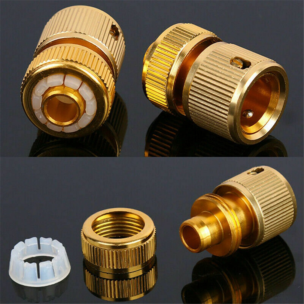 Đầu Nối Ống Nước Tưới Vườn 1/2&quot; Bằng Đồng Thau Chống Rò Rỉ