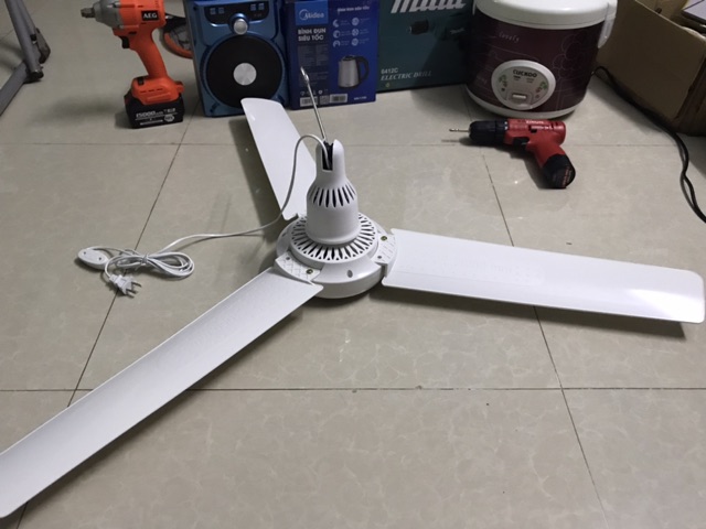 Quạt trần 3 cánh sải cánh 1050mm, quạt treo mini chạy êm, tiết kiệm điện