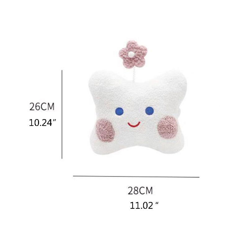 Gối Kê Cổ/Vai/Tựa Đầu Mềm Mại In Hình Hoa Hoạt Hình