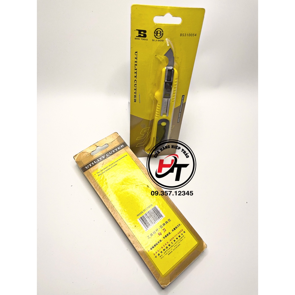 Dao cắt mica fomex cắt mạch điện tử rọc alu Bosi Tặng kèm 2 lưỡi DCMC-BOSI