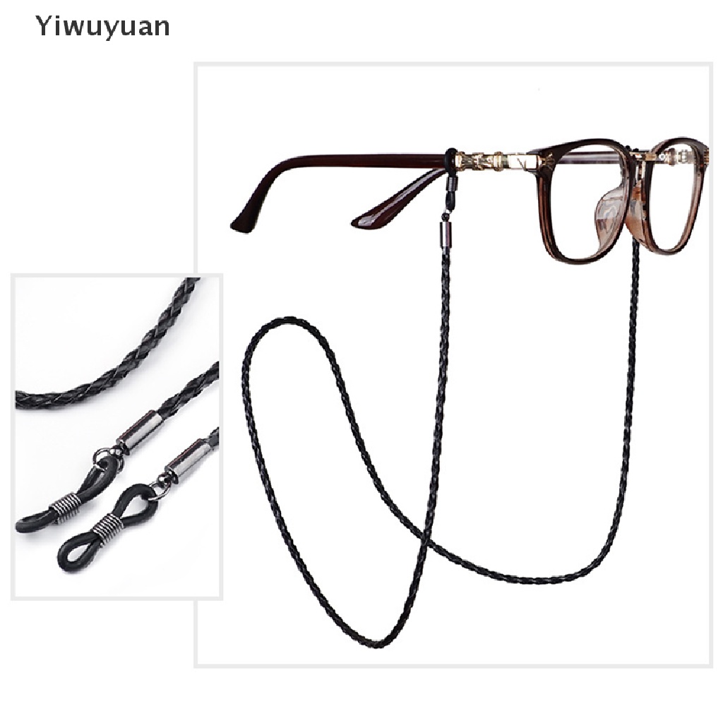 < Yiwuyuan > Dây Đeo Kính Mát Bằng Da Bện Dày Dạng Xoắn