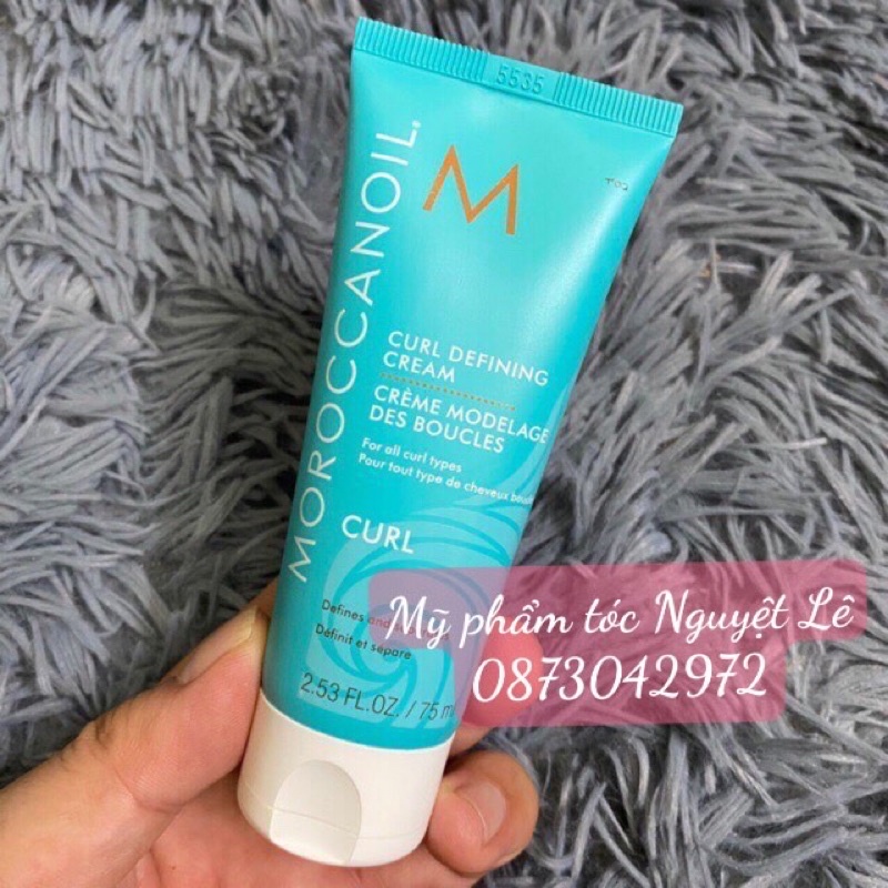 (CHÍNH HÃNG ) Kem định hình sóng xoăn Moroccanoil Curl Defining Cream 75ml