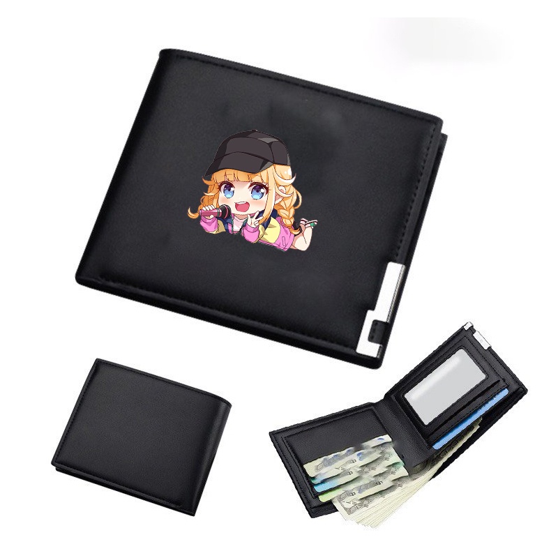 Ví da cầm tay nam nữ IN HÌNH KHỔNG MINH THÍCH ĐI QUẨY anime chibi xinh xắn thời trang