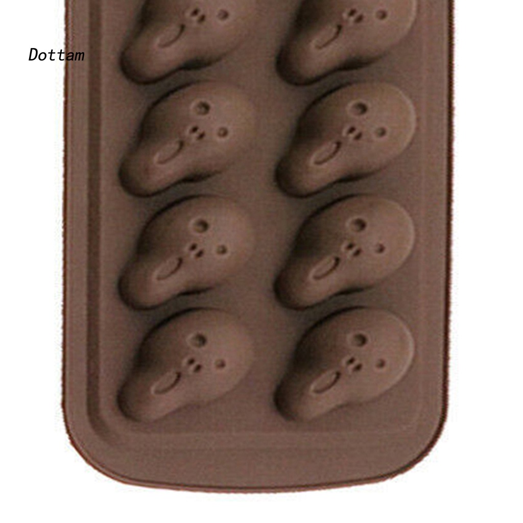 [Dt] Reusable Chocolate Mold Holiday Chocolate Cake Mould Heat Resistant for Party