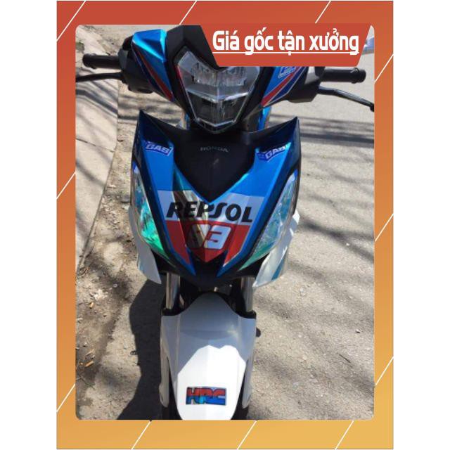 Tem rời winner Repsol chất liệu Crom cao cấp