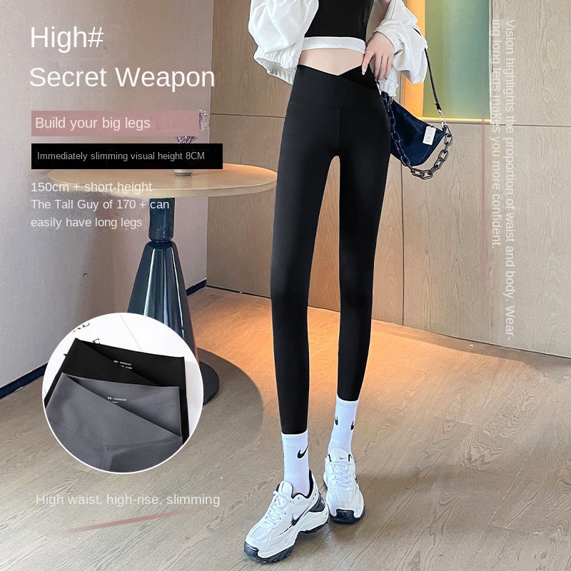 Quần Legging Da Cá Mập Lưng Cao Dễ Phối Đồ Nâng Hông Dễ Phối Đồ Thời Trang Cho Nữ