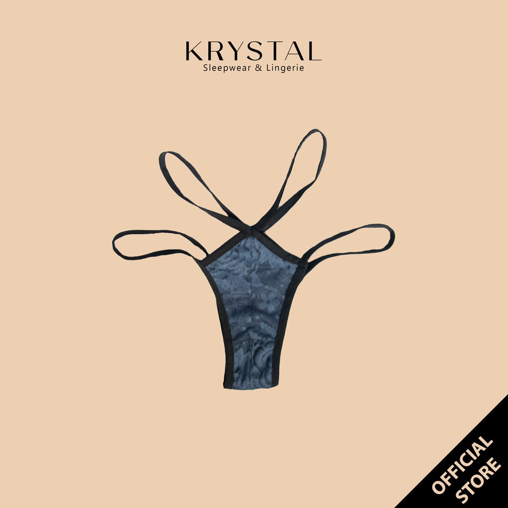 Quần lót ren DÂY sexy gợi cảm lưng vừa cạp ngắn KRYSTAL KQ06 | BigBuy360 - bigbuy360.vn