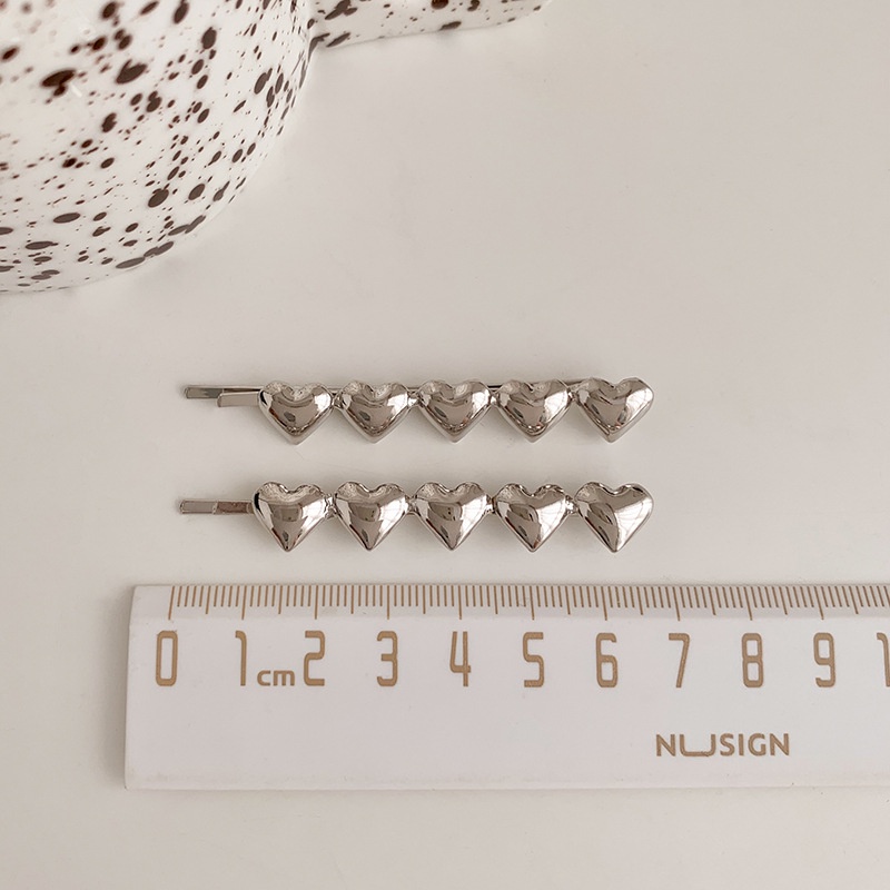 Thời Trang Kẹp Tóc Hợp Kim Hình Trái Tim Xinh Xắn