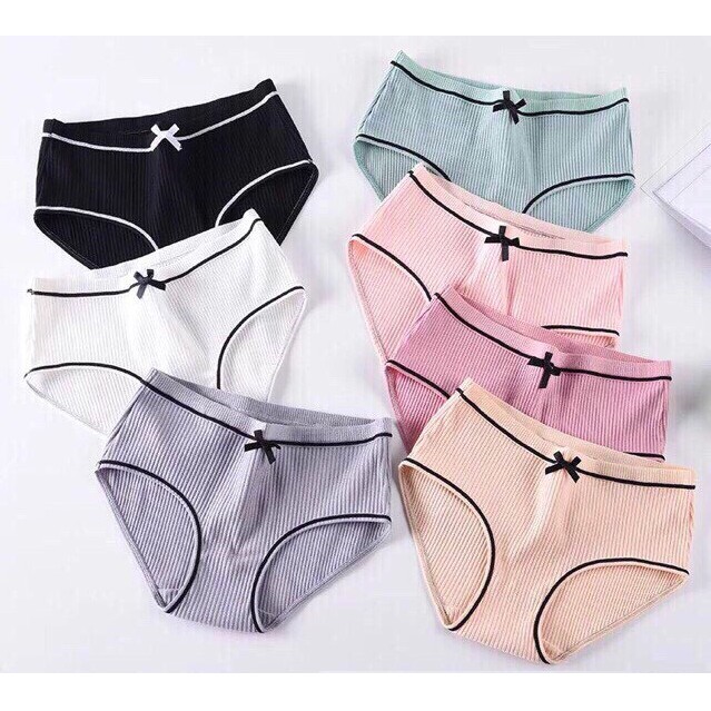 Nhập WAPCK12 giảm 30k đơn từ 150k - Quần lót thun gân đính nơ siêu đẹp | BigBuy360 - bigbuy360.vn