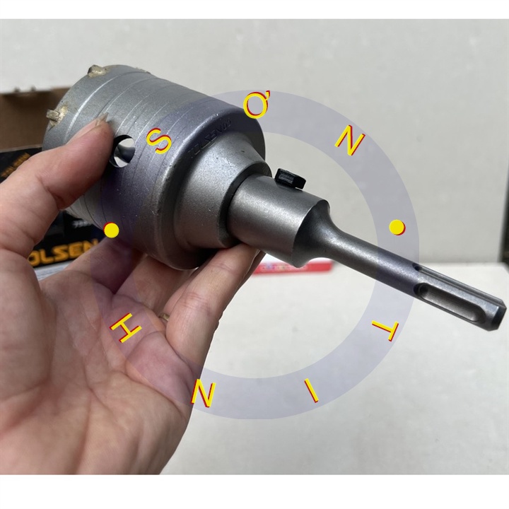 Mũi khoan lỗ khoét lỗ tường bê tông 65mm TOLSEN 75891