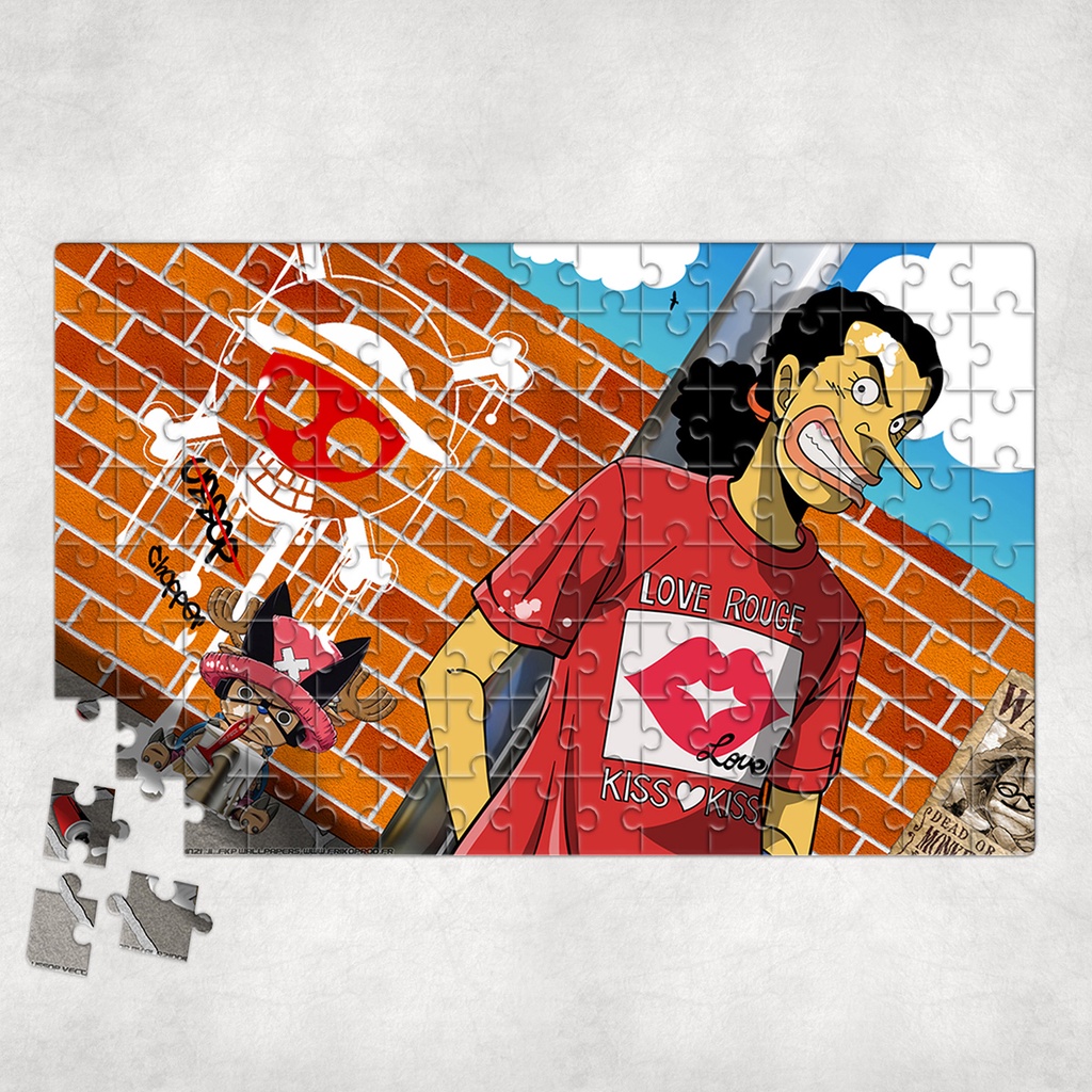 Tranh ghép hình Anime - Tranh ghép hình ONE PIECE WALLPAPER - Mẫu 13 - Nhận in hình tranh ghép theo yêu cầu