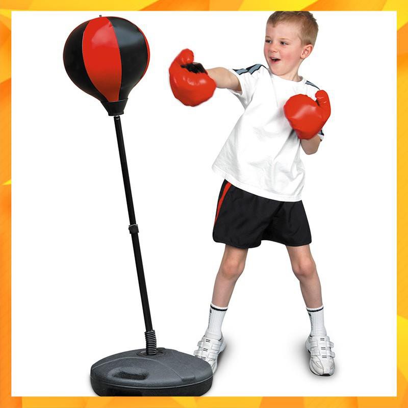 bộ đồ chơi đấm bốc cho bé, bộ đấm bốc boxing cho bé luyện tập phản xạ