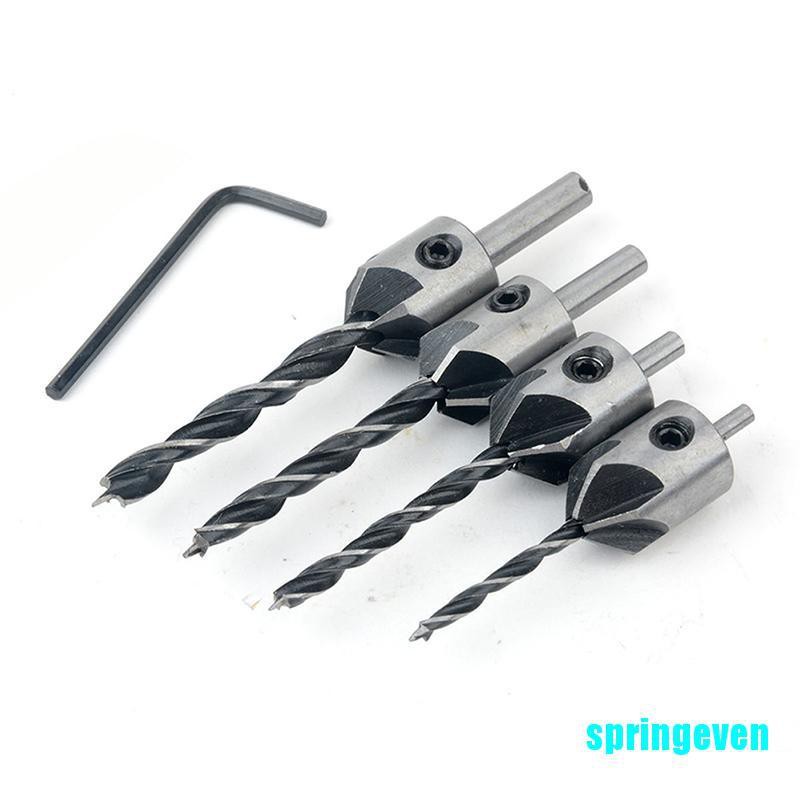 Bộ 4 Mũi Khoan Gỗ HSS + 5 Mũi Khoan Chuyên Dụng Chất Lượng Cao