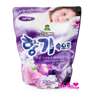 Combo 3 gói Nước Xả Vải Sandokkaebi Hàn Quốc 1,3L