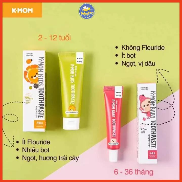 KEM ĐÁNH RĂNG TRẺ EM K-MOM