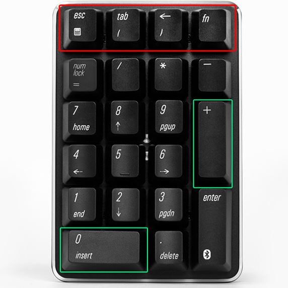 Bàn Phím Cơ Không Dây bluetooth 21 Phím Cho Magic Force
