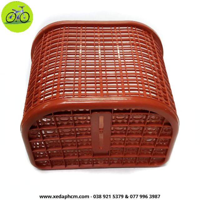 Rổ xe đạp nhựa cao cấp chuyên dụng xe phổ thông martin, mini, asama