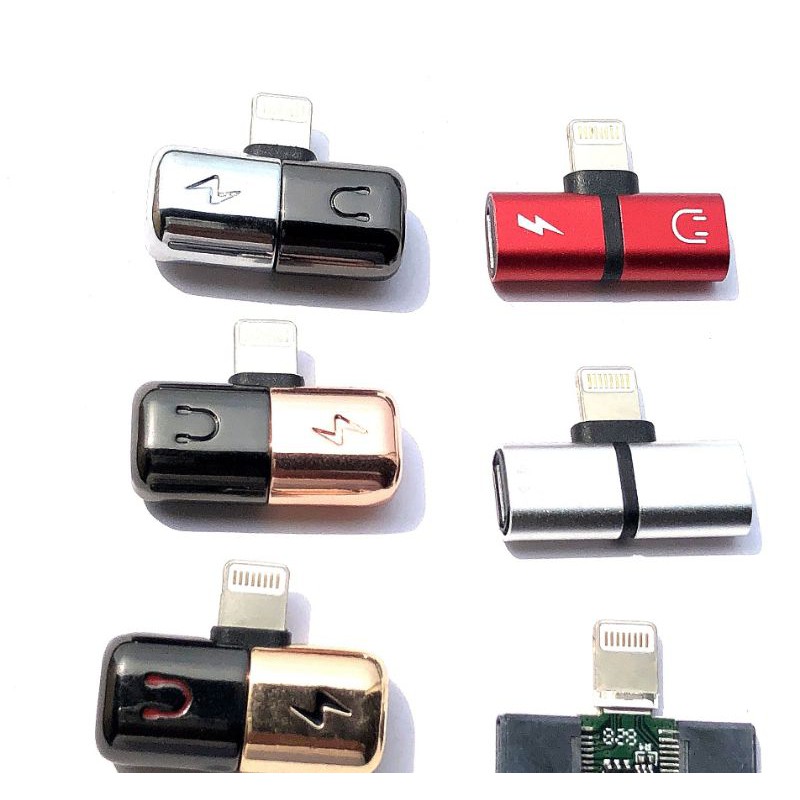 Cáp Chuyển Đổi Tai Nghe và Sạc cho IP7/8,,,