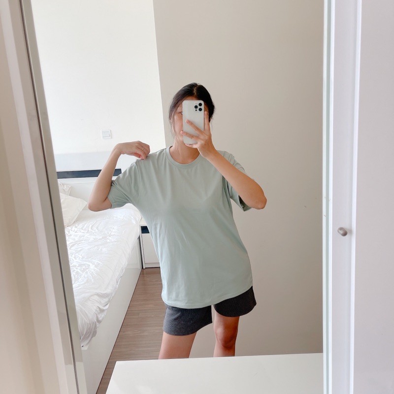 Xanh-Mint áo thun trơn age2x triuuu nhất hè 2021
