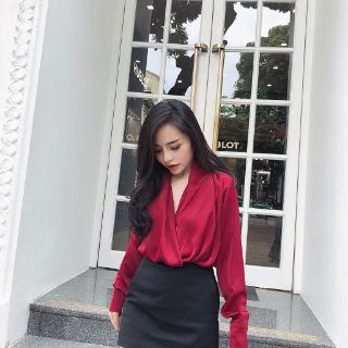 Chân váy đen hàng Thiết Kế
