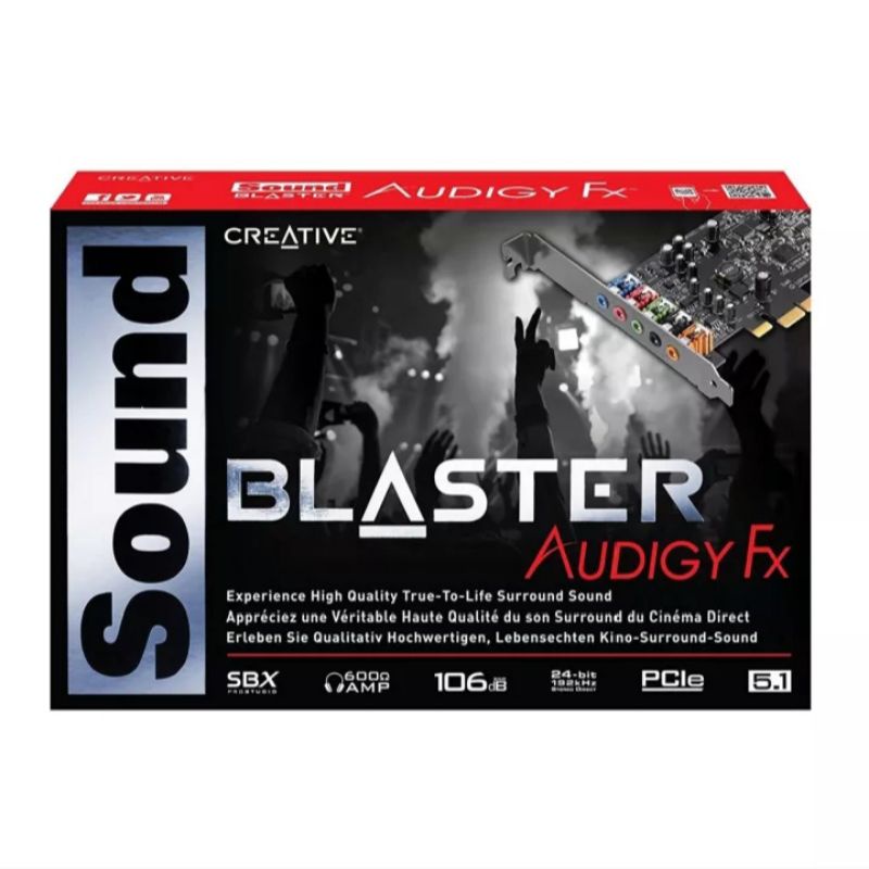 Card Sound Creative Blaster Audigy FX PCIe 5.1 thumbnail