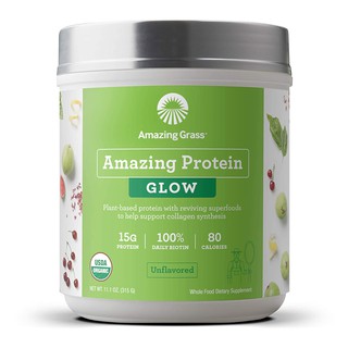 Bột protein glow/ digest hữu cơ Amazing Grass