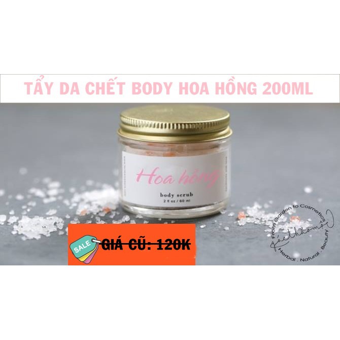 Tẩy da chết body hoa hồng | BigBuy360 - bigbuy360.vn