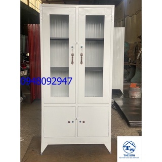 Tủ hồ sơ có kiếng 1m8x90 (HCM)