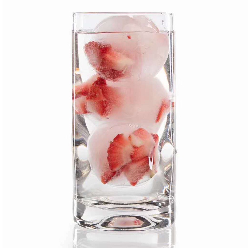 Khay Làm Đá Bi Tròn 4 Ngăn Bằng Silicone DIY Đa Ứng Dụng