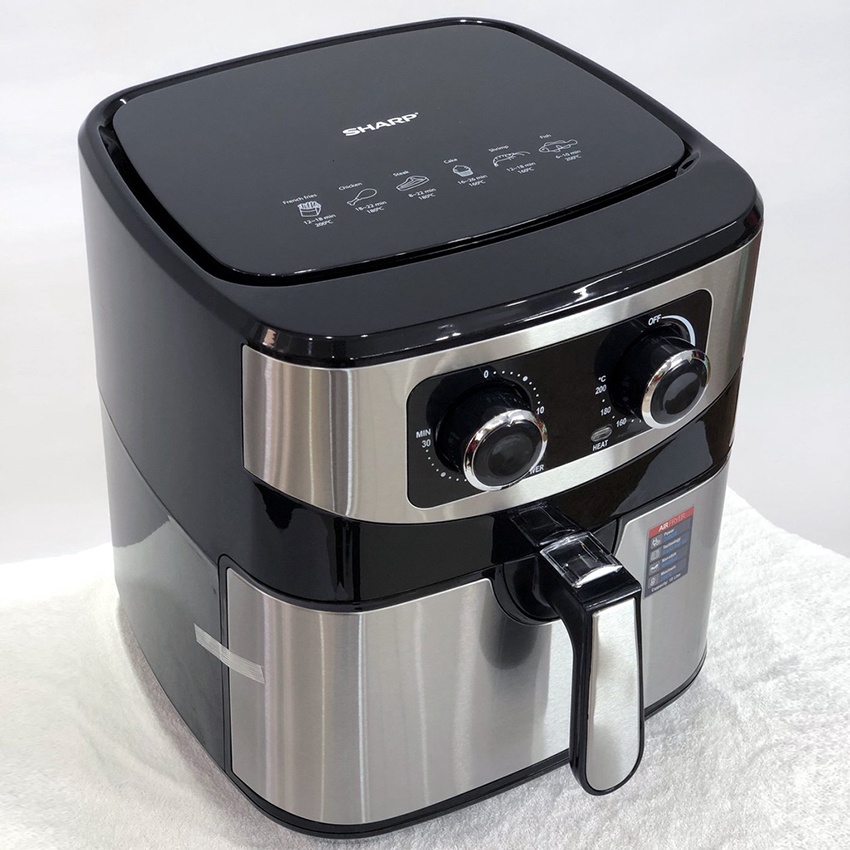 NỒI CHIÊN KHÔNG DẦU SHARP KS98 - 10L2 DUNG TÍCH SIÊU LỚN, BẢO HÀNH 12 THÁNG