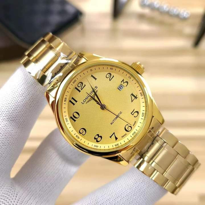 Đồng Hồ Nam longines Sapphire L25184 Máy Cơ Automatic Nhật Mặt Trắng Cọc số