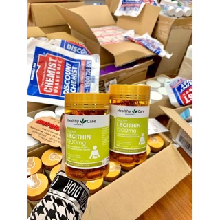 Thực Phẩm Chức Năng Mầm Đậu Nành Healthy Care Super Lecithin Úc Giúp Điều Hòa Nội Tiết, Tốt Cho Sức Khỏe Nữ Giới 1200mg