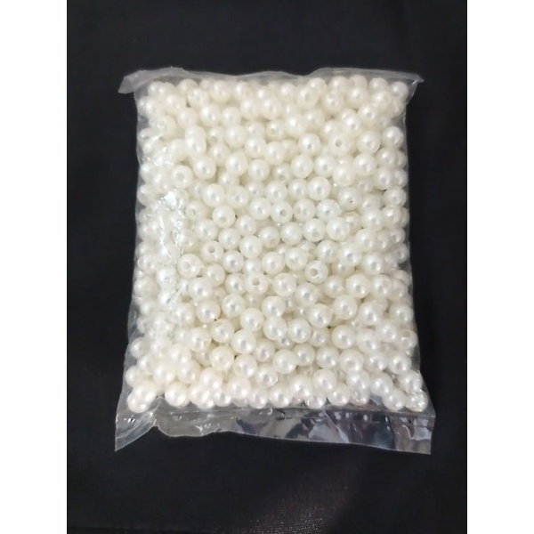 Set  hạt ngọc trai trắng ngà có lỗ xuyên