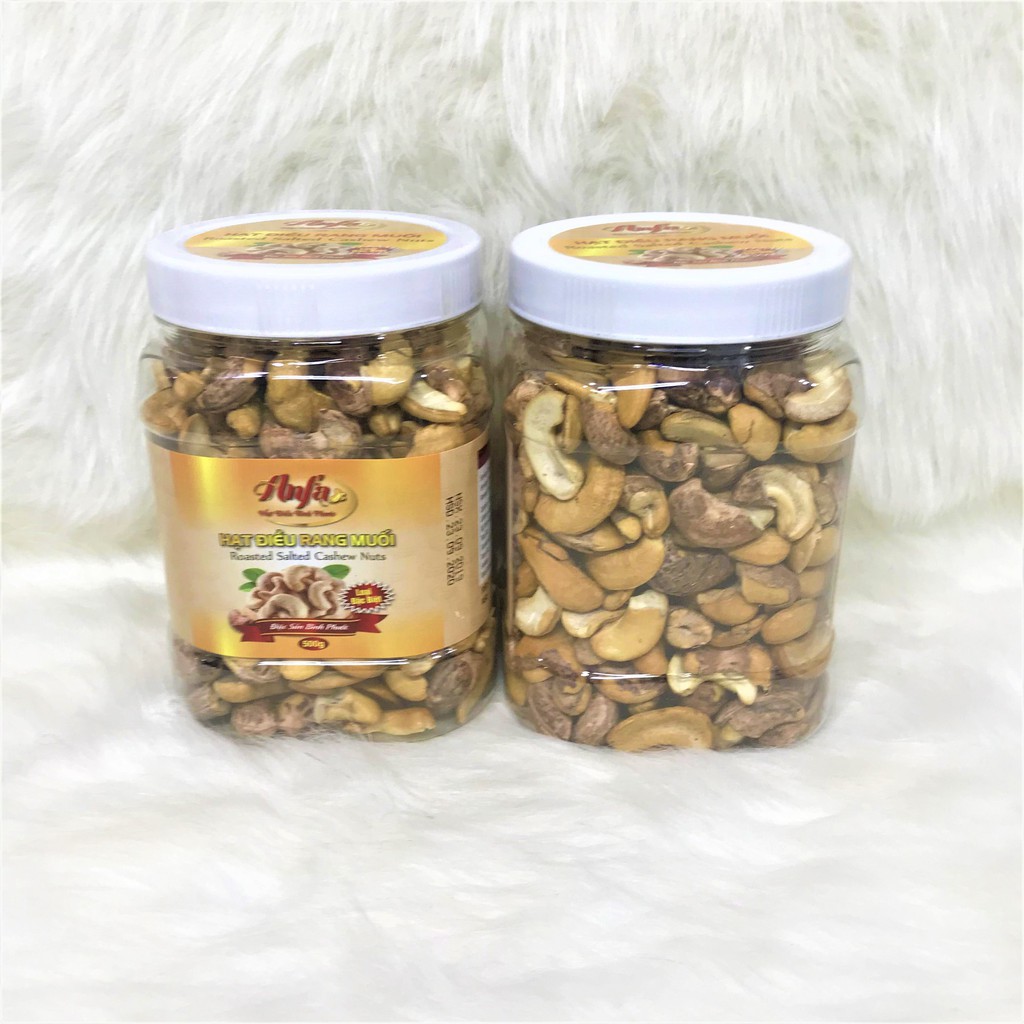 500Gr Hạt Điều Rang Muối ANFA Vỡ Đôi Ba Cao Cấp