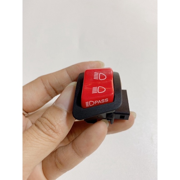 Nút công tắc Passing SH nhấp nháy đèn, đá đèn tặng kèm giắc