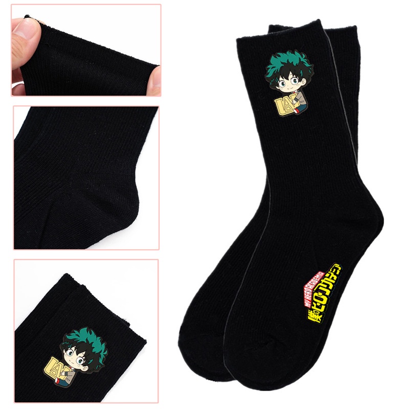 Tmdbyx Vớ Cotton Cổ Cao In Hình Anime My Hero Academia Phong Cách Nhật Bản Thời Trang Thu Đông Cho Nam