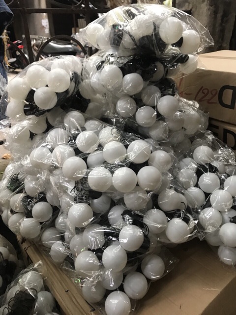 Đèn trang trang trí ngoài trời, đèn nháy ngoài trời dây 20 bóng tròn